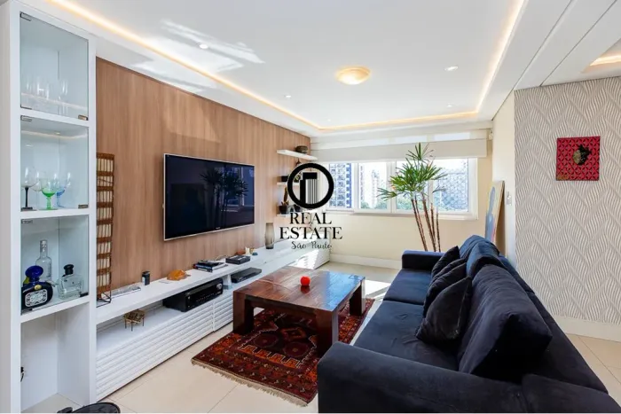 Apartamento à Venda - 110m², 3 Quartos, sendo 1 Suíte, 1 Vaga - Vila Olímpia