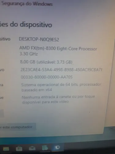 Computador Completo Slin Fx 8300(( Aceitamos Cartões Ou Pix))