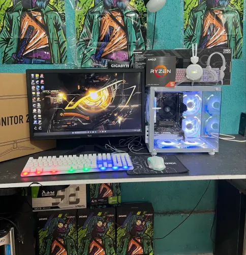 Vendo PC Gamer completo (NOVO) Rysen 5-5500 + 16GB + MVNE 512GB