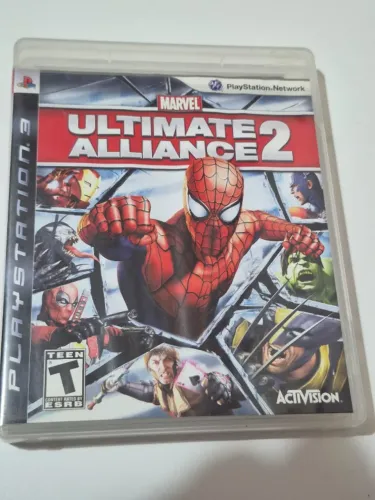Jogo Marvel Ultimate Alliance 2 PS3 Midia Fisica Original Excelente Estado Usado