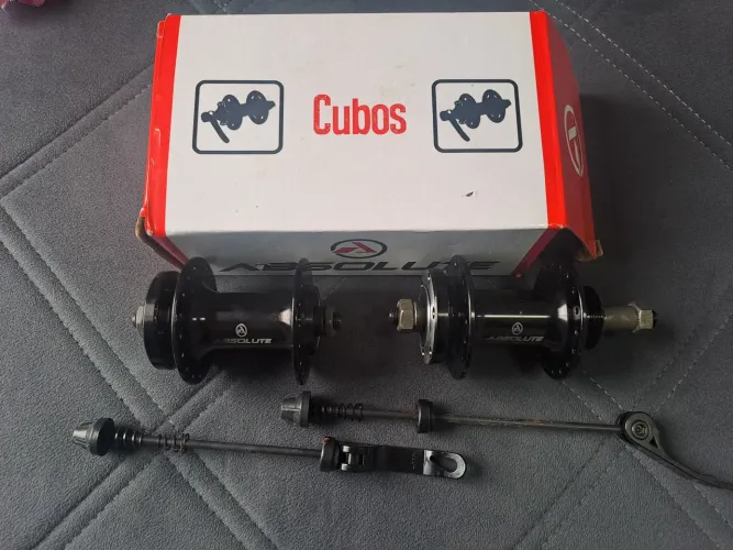 Par De Cubos Absolute Nero Disco 36 Furos Rosca Rolamento