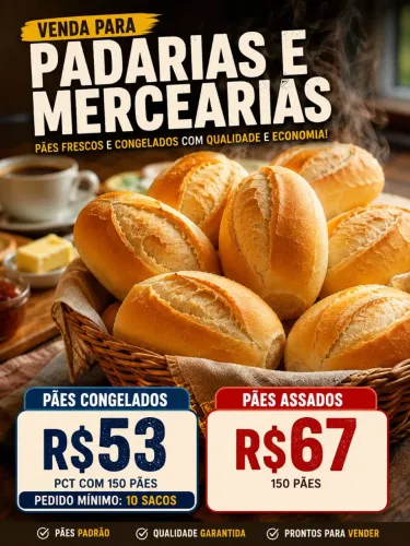 Pão Francês Congelado