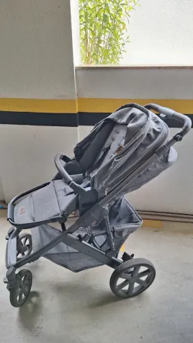 Carrinho de Bebê ABC Design Salsa 4 + Bebê Conforto + Kiddie - Excelente Estado