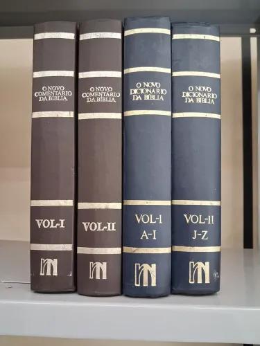 O Novo Comentário da Bíblia e o Novo Dicionário da Bíblia,  ambos 2 volumes, Vida Nova