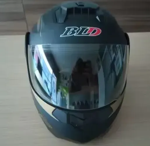 Capacete de moto/scooter integral para homens e mulheres lente dupla