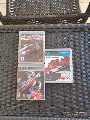 Jogos para Ps3-Need For Speed Most Wanted,Hot Pursuit e Carbon