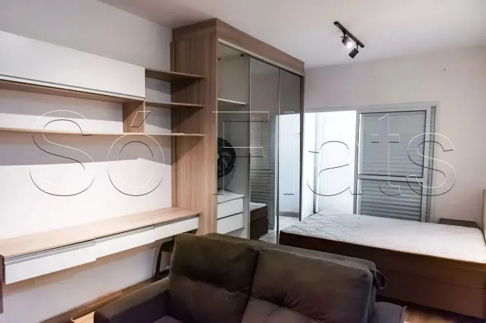 Studio mobiliado com garden na Chácara Klabin próximo ao metrô e vias principais