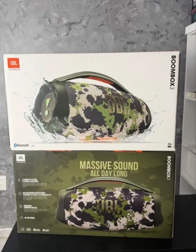 JBL BOOMBOX 3 CAMUFLADA (LACRADA) - PROMOÇÃO!!