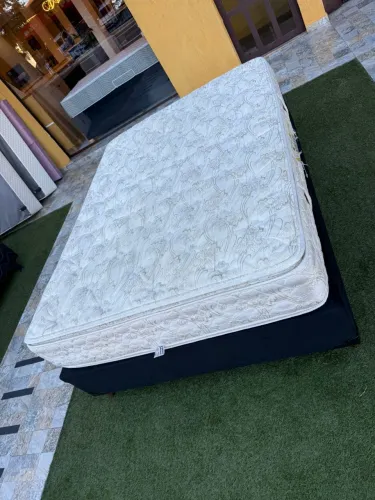 Cama de Casal com colchão SEMINOVO PROBEL - Entregamos hoje!