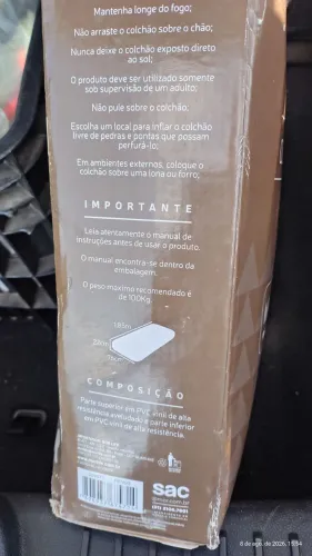 Colchão inflável 