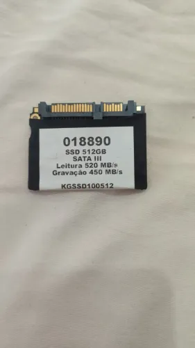 SSD 512GB - Aceito cartão