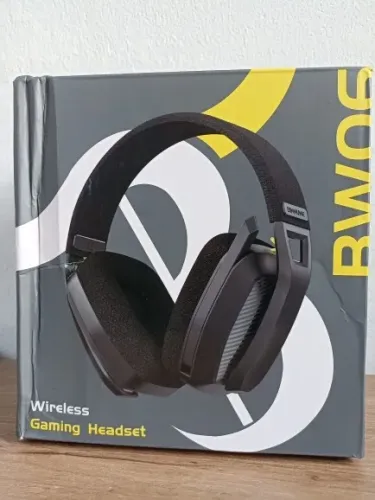 NOVO! Headset Gamer BINNUNE BW06 - Wireless 2.4G/BT, 48h Bateria, PS5/PC!