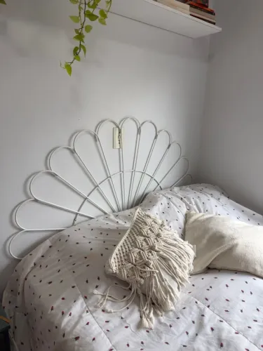Cabeceira pavão cama casal