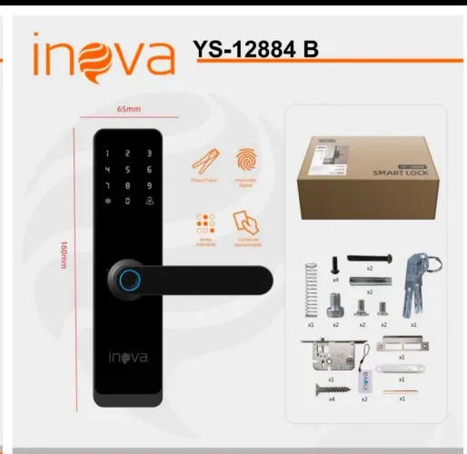 FECHADURA ELETRÔNICA SMART LOCK YS12884B