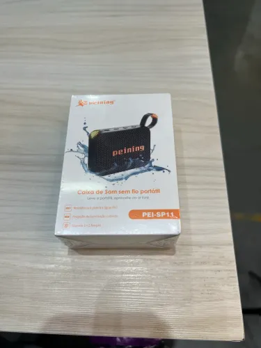 Caixinha de Som Bluetooth Portátil Peining Resistente à Água