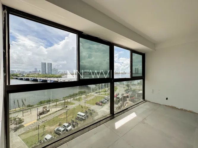 Flat à venda no Condomínio Líbano, no Pina 40m², 1 quarto, 1 vaga e lazer moderno | Recif