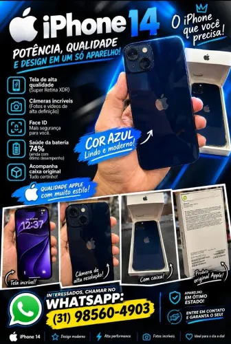 Vendo iphone 14 novo