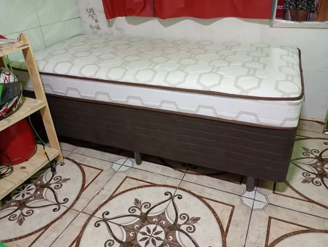 Cama box solteiro 400