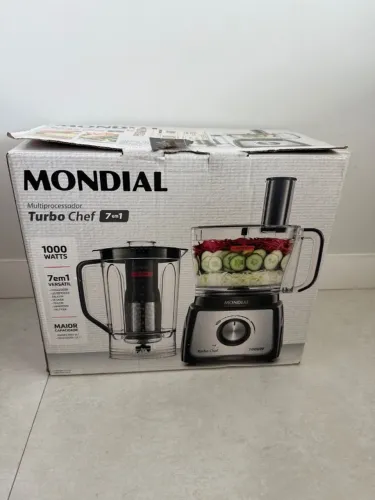 Multiprocessador Mondial Turbo Chef 7 em 1 - 1000W