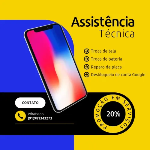 Assistência técnica especializada em conserto de smartphone.