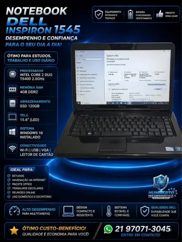 Notebook Dell inspiron