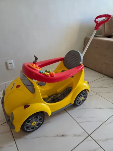 Carro Infantil Função Amarelo