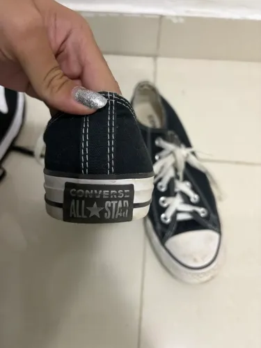 Tênis converse double tongue- usado