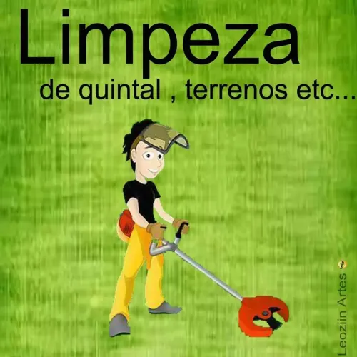 Trabalho com limpeza em poudagem