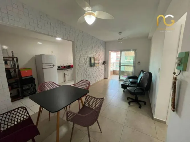 Apartamento com 2 dormitórios à venda, 74 m² por R$ 585.000,00 - Boqueirão - Praia Grande/