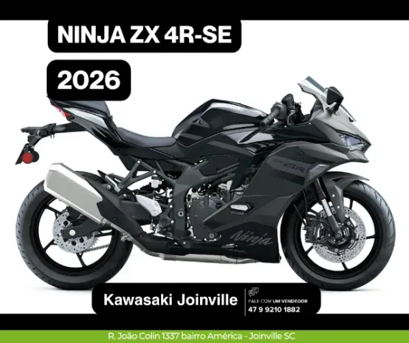NINJA ZX 4R-SE-LANÇAMENTO