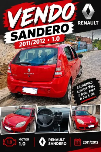 Renault Sandero Authentique Hi-flex 1.0 16V 5P 2012