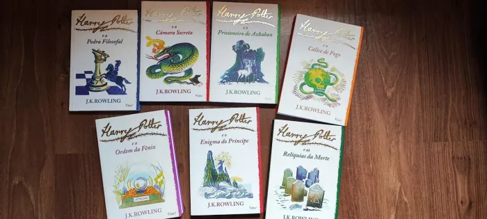 Harry Potter coleção completa capa Branca