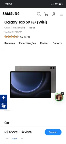 Galaxy tab S9 FE+