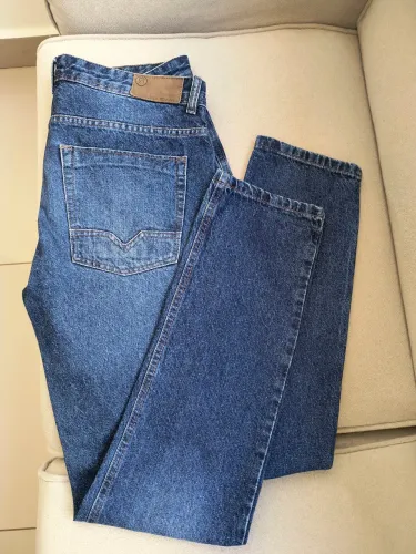 Calça jeans Vila Romana 42 Low Rise Fit super nova original da loja azul 