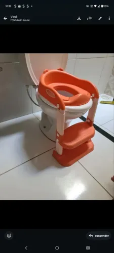 escada de vaso sanitário infantil 