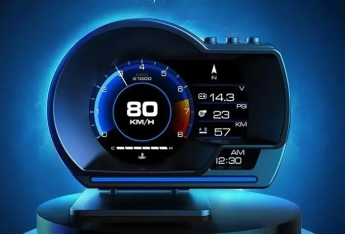 Relógio obd2 para carro
