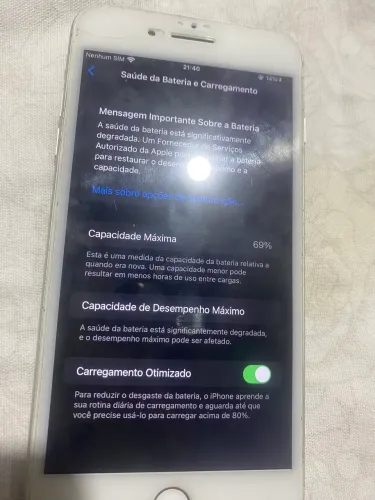 Vendo iPhone 8 Plus 64GB, funcionando normalmente