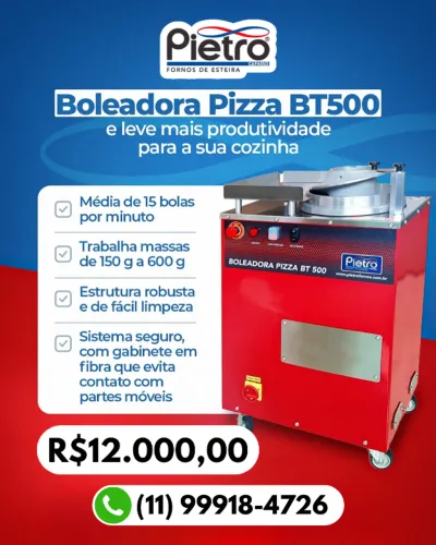 Boleadora Pizza BT500 Pietro