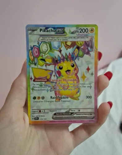 Carta Pokemón - Pikachu ex (219/191)
