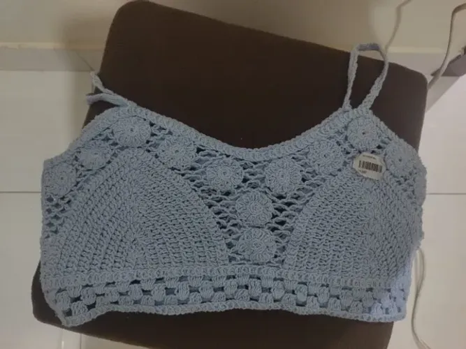 Roupas de crochê de brechó ( semi novas poucas vezes usadas)
