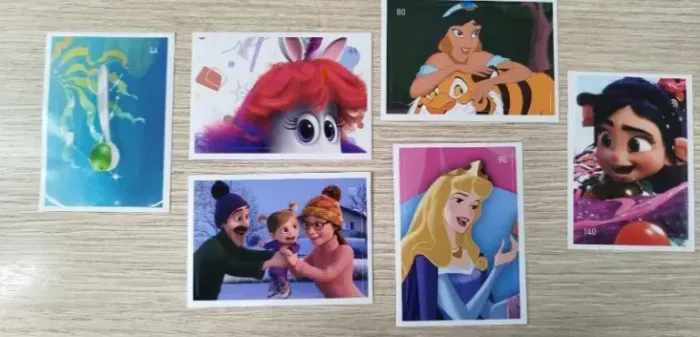 Figurinha Cozinha Mágica Disney (Hortifruti / Supernosso)