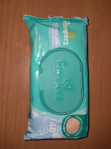 Lenço umedecido pampers