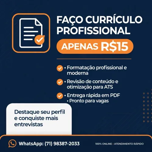 Currículo simples | profissionais