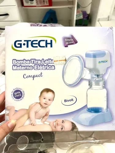 Bomba Tira-Leite Materno Elétrica G-Tech Compact (Bivolt).