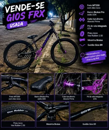 Gios Frx usada com nota 