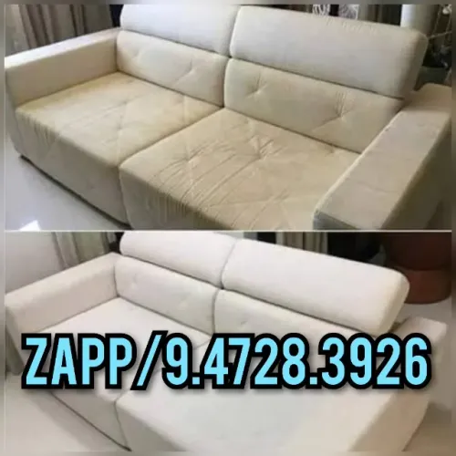 Lavagem de sofá , higienização de Estofados 