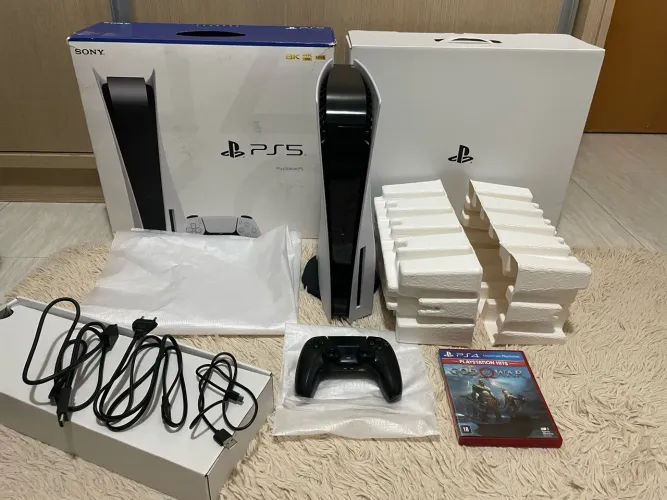 PS5 Fat mídia física completo na caixa