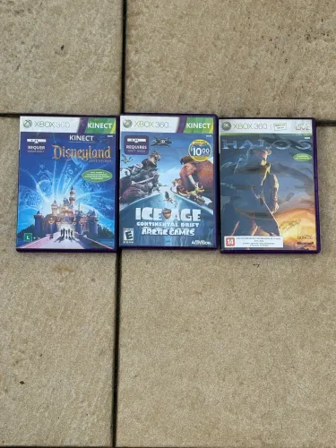 Kit 3 jogos originais Xbox 360