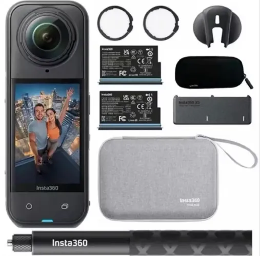 Pronta Entrega | Insta360 X5 Kit Completo - Lacrado