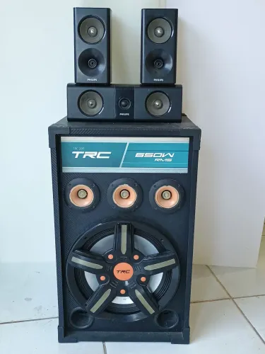 Caixa de Som TRC e Philips
